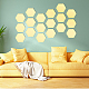 décoration murale miroir hexagonale en acrylique(DIY-WH0221-30B)-6