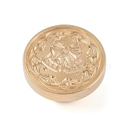 Christmas Series Wax Seal Brass Stamp Head, for Wax Seal Stamp, Golden, Christmas Bell, 25x15mm, Inner Diameter: 7mm(AJEW-Z031-04G-15)