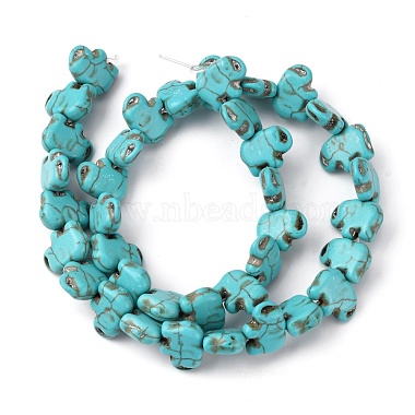 Synthetic Turquoise Beads Strands(G-WH0018-017A)-2