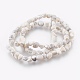 Natural Howlite Chips Beads Strands(G365-34)-2