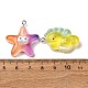 Ocean Theme Transparent Resin Pendants(RESI-A046-04)-4