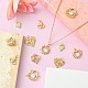 12Pcs 6 Styles Rack Plating Brass Pave Cubic Zirconia Pendants(KK-CJ0002-05)-6