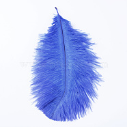 Ostrich Feather Costume Accessories, Dyed, Royal Blue, 15~20cm(X-FIND-R036-A-11)