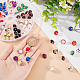 100Pcs 10 Colors Pearlized Resin Shank Button(DIY-NB0008-50)-3