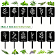 24pi&egrave;ce &eacute;tiquette de plante en acrylique(DIY-SP0006-50)-7