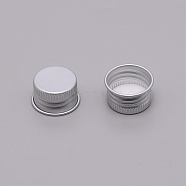 Aluminum Screw Cover, Flat Round, Platinum, 22.5x12.5mm, Inner Diameter: 20mm(FIND-WH0096-02A-P)