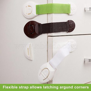 12Pcs 3 Style PVC ABS Baby Proofing Child Safety Locks(AJEW-GF0003-32)-6