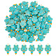 100Pcs Dyed Synthetic Turquoise Pendants(FIND-AR0004-21)-1