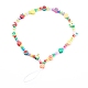 Polymer Clay Fruit Beaded Mobile Straps(HJEW-JM00415)-1