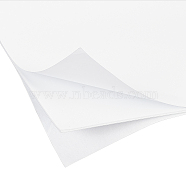 Sponge EVA Sheet Foam Paper Sets, With Double Adhesive Back, Antiskid, Rectangle, White, 30x21x0.2cm(AJEW-BC0006-30B-01)