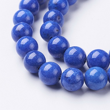 Natural Mashan Jade Round Beads Strands(X-G-D263-10mm-XS08)-2