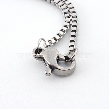 316 Surgical Stainless Steel Box Chains  Necklaces(NJEW-R063-43P)-3
