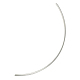 1ПК 925 прямоугольный плоский провод из стерлингового серебра(STER-BBC0005-64C)-1