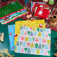 15Pcs 2 Bags 2 Styles Christmas Cotton Fabric(DIY-TA0014-62)-5