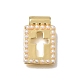 Brass with ABS Imitation Pearl Pendants(KK-CBA8E93-05B)-1