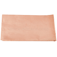 EMF Protection Fabric, Faraday Fabric, EMI, RF & RFID Shielding Nickel Copper Fabric, PeachPuff, 110.4x50.7x0.01cm(DIY-WH0430-461B)