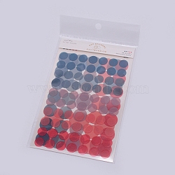 3 Size Waterproof PET Sticker Set, Circle Dot Series, for Arts, DIY Crafts, Journals, Planners, Scrapbooking, Colorful, 14.5x9.5x0.02cm, Sticker Diameter: 8/13/20mm, 3sheet/set.(DIY-WH0190-47E)