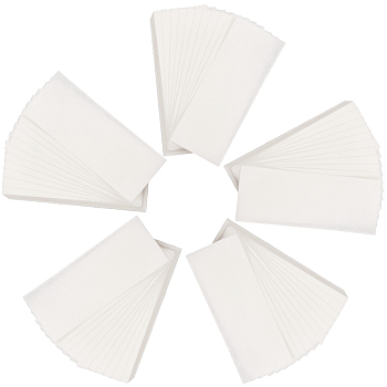 100 Sheets Rectangle Quantitative Filter Paper, Laboratory Filter Paper, Funnel Filter Paper, White, 75x28mm