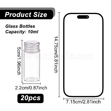 botellas de vidrio(AJEW-BC0005-37-10ml)-2