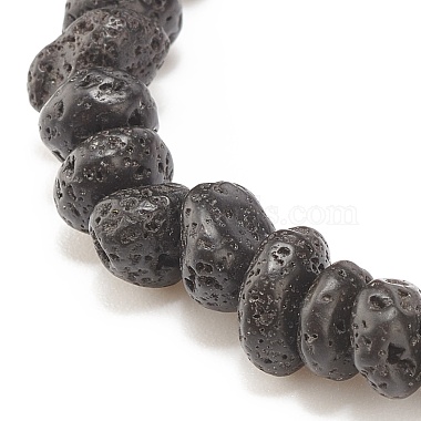 Bracelet extensible perlé en pierre de lave naturelle(BJEW-JB08294-03)-6