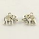 Style tibétain breloques alliage de zinc d'éléphants(TIBEP-S287-06)-1