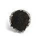 Nuggets Natural Tektite Finger Rings(RJEW-P128-08P-C)-2