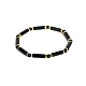 Natural Obsidian Bead Stretch Bracelets(PW-WG50993-05)-1