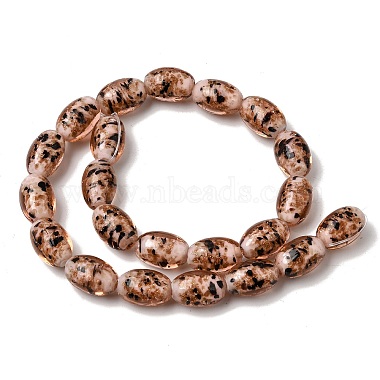 Handgemachte gold sand Glasperlen(LA-CBAC6A6-01F)-2