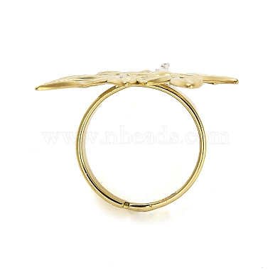 304 Stainless Steel Adjustable Finger Ring for Women(RJEW-H216-01G)-3