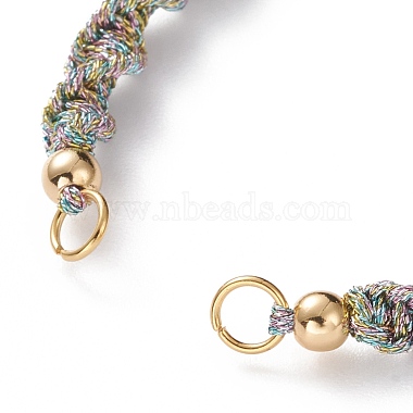 Adjustable Polyester Braided Cord Bracelet Making(AJEW-JB00848-08)-2