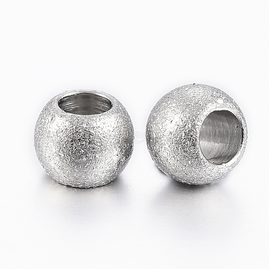 202 Stainless Steel Textured Beads(X-STAS-K154-A-72P)-2