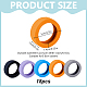 18Pcs Silicone Luggage Wheels Protectors Cover(FIND-OC0013-86E)-2