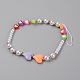 Acrylic Heart Beaded Mobile Straps(HJEW-WH0011-35)-1