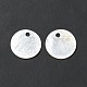Natural Capiz Shell Charms(X-BSHE-G029-15)-3