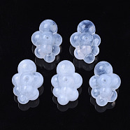 Acrylic Beads, Imitation Gemstone Style, Clear, 33x23x17mm, Hole: 2mm, about 80pcs/500g(OACR-N130-020A-A10)
