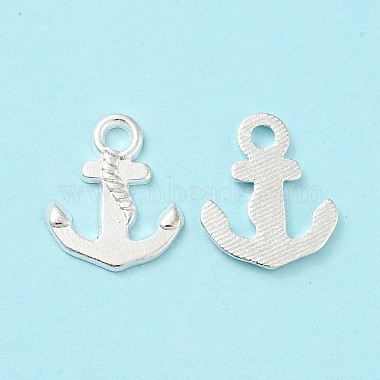 Silver Anchor & Helm Alloy Charms