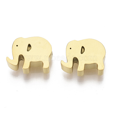 Golden Elephant Stainless Steel Beads