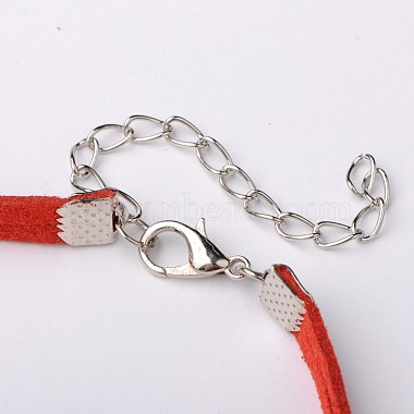 Bracelets en alliage à double lien coeur pour la Saint Valentin(BJEW-JB01530-03)-3