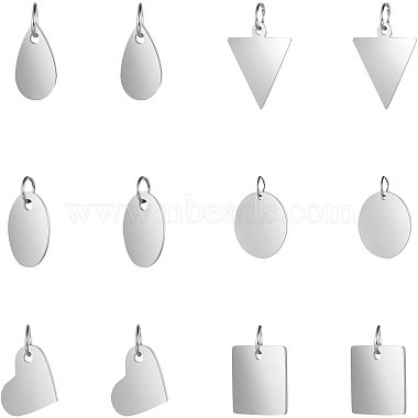 Stainless Steel Color Mixed Shapes 201 Stainless Steel Charms