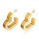 Brass Multi-Layer Heart Stud Earrings(EJEW-N011-89)-1