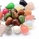 Teardrop Natural & Synthetic Mixed Stone Pendants(X-G-Q435-M)-1