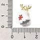 Christmas Theme Alloy Enamel Pendants(ENAM-B025-01F-03G)-3