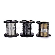 (Defective Closeout Sale),Round Copper Craft Wire,with Defective Spool,Random Single Color or Random Mixed Color,0.3~1mm, 1000g/roll(CWIR-XCP0002-01)
