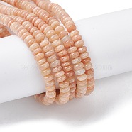 Natural Sunstone Beads Strands, Rondelle, 4.5x2.5mm, Hole: 0.8mm, about 158pcs/strand, 15.55 inch(39.5cm)(G-H292-A17-02)