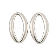 Non-Tarnish 304 Stainless Steel Linking Rings, Horse Eye, Stainless Steel Color, 27x15x2mm, Inner Diameter: 21.5x7mm(STAS-A095-03A-P)