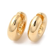 Rack Plating Brass Round Cuff Earrings, Long-Lasting Plated, Cadmium Free & Lead Free, Real 18K Gold Plated, 29.5x30x10mm(EJEW-R150-01G)