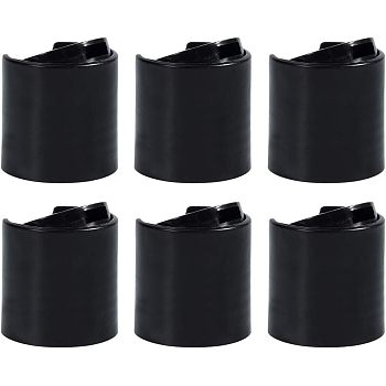 Plastic Press Cap, Black, 28x27mm, Inner Diameter: 24mm