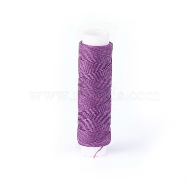 0.35mm Purple Waxed Polyester Cord Thread & Cord