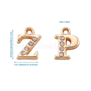 Charms rhinestone de la aleación(ALRI-T008-01G)-7