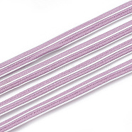 Flat Elastic Cord, with Nylon Outside and Rubber Inside, Plum, 7x2.5mm, about 100yard/bundle(300 feet/bundle)(EC-S003-08E)